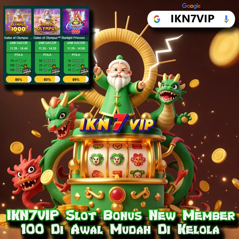 IKN7VIP Slot Bonus New Member 100 Di Awal Mudah Di Kelola